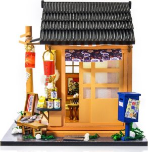 Nice Idea LITTLE STORY Składany Drewniany Model LED - Corner Grocery Store 4