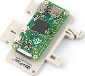 DINrPlate DPZ1 - mocowanie na szynę DIN dla Raspberry Pi Zero} 1