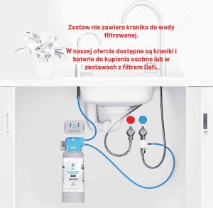 Dafi Dafi Flow Comfort D1 Filtr podzlewowy zestaw startowy bez kranika 4