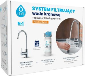 Dafi Dafi Flow Comfort D1 System filtrujący wodę z czarnym kranikiem 4