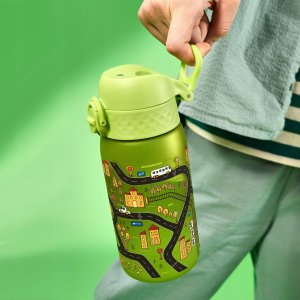 ion8 ION8 Zielona butelka na wodę dla dzieci w samochody i drogi 350 ml 8