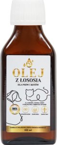 TRITON Lab-V Olej z Łososia 100% Dla Psa i Kota w Każdym Wieku 100ml Tłoczony Na Zimno 1