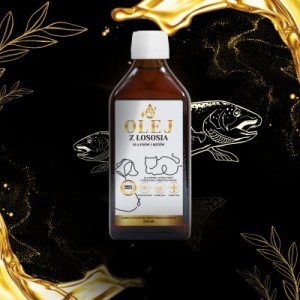 Triton Lab-V Olej z Łososia 100% Dla Psa i Kota w Każdym Wieku 100ml Tłoczony Na Zimno 2