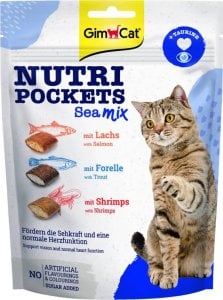 Triton GIMCAT NUTRI POCKETS Sea Mix Tauryna 150g 1