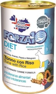 Triton FORZA10 DIET tuńczyk z ryżem 400g Hypoallergenic monoprotein 1