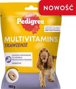 Triton PEDIGREE Multivitamins Trawienie - karma uzupełniająca dla dorosłych psów, o smaku kurczaka 180 g 2