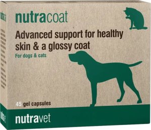 Nutravet NUTRAVET Nutracoat for dogs & cats 45kaps -wsparcie dla zdrowej skóry i błyszczącej sierści 1