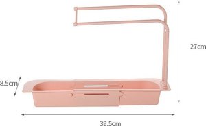 Gold Start Organizer na kran zlew z odczepianą rurką, Kolor: Niebieski 3