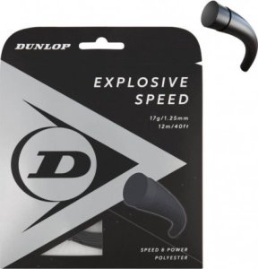 Dunlop Stings for tennis DUNLOP EXPLOSIVE SPEED 1,25mm/17G/12M Black 1