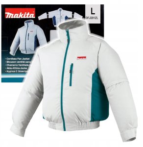 Makita Cordless ventilated jacket MAKITA DFJ201ZL, white, L 4