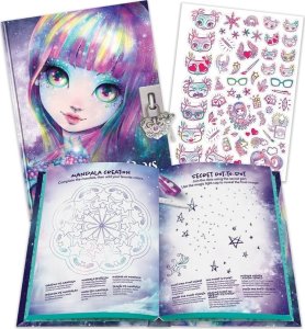 Nebulous Stars Pamiętnik na kłódkę - z niewidzialnym pisakiem i latarką UV do odczytywania Isadora 2