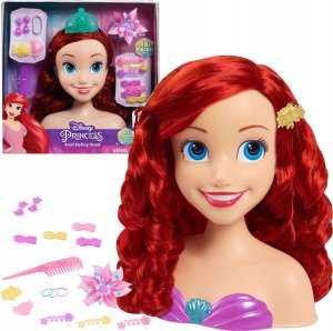 Just Play DISNEY PRINCESS The Little Mermaid - Ariel styling head with 18 accessories 8
