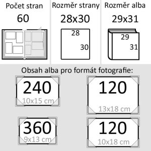 Goldbuch Album GOLDBUCH 08388 MR&MRS 30x31/60 pages |white sheets|corner/splits [V] 9