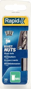 Rapid Rivet nuts M5, 20 pcs. 3