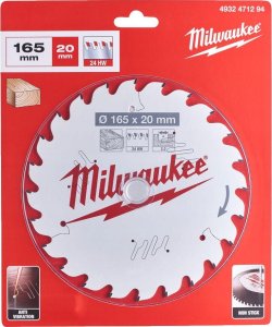 Milwaukee MILWAUKEE CIRCULAR SAW 165x20x2.2x24z WOOD - FAST CUTTING CSB P W 1