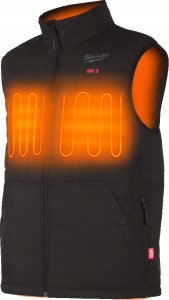 Milwaukee MILWAUKEE.HEATING VEST. M12HPVBL2-0(XL) DOWN 4