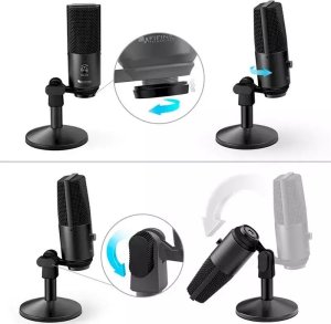 Mikrofon Fifine "K670B Gaming / Podcasts / Streams" Black 2