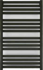 Grzejnik łazienkowy Sourcing Steel towel warmer Elonika EP 53 x 96 KD with 300 W Terma MEG heater (black) 1