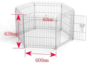 Sourcing RABBIT CAGE FENCE WITH ROOF 2