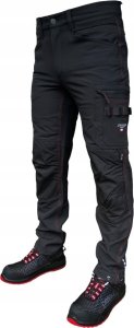 Pesso Work trousers STRETCH Mercury, black C48 1