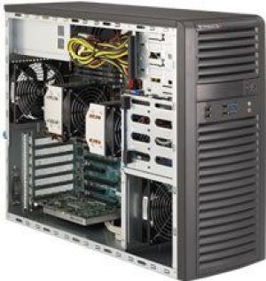 Obudowa serwerowa SuperMicro Mid-Tower, 4x 3.5" internal tool-less HDD bays w/ 2x Xeon E5-2600 support, C602 - SYS-7037A-I 1