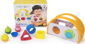 Trefl LALABOOM shape sorter with 8 pcs beads, BL810 1