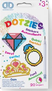 DIAMOND DOTZ DIAMOND DOTS creativity set diamond painting GEM, 3 stickers, DTZ12.014 1