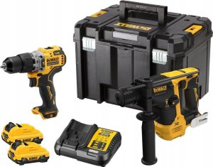 Zestaw elektronarzędzi Dewalt DEWALT.COMBO KIT 12V DCK2102L2T (DCH072 DCD706) 2x3.0Ah TSTAK ... 1