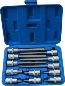 SATA SATRA LONG HEX SOCKET KEYS 1/2" 12 pcs. 2