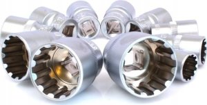 SATA SATRA SOCKET SET 12-ANGLE. VARIO-PLUS 1/2" 19 pcs. 2