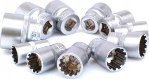 SATA SATRA SOCKET SET 12-ANGLE. VARIO-PLUS 1/2" 19 pcs. 4