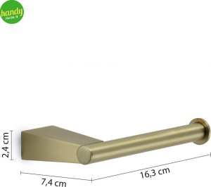 Gedy TONALE TOILET PAPER HOLDER MATT GOLD 2