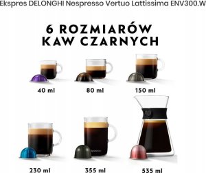 Ekspres ciśnieniowy Nespresso COFFEE MACHINE ENV300.W NESPRESSO 7