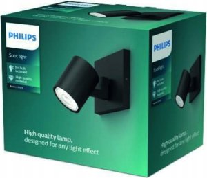 Lampa sufitowa Philips LAMP RUNNER SINGLE SPOT BLACK 1X20W 230V 8