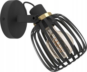 Lampa sufitowa EGLO SPOT LIGHT GIRONA E27 BLACK/BRASS 1