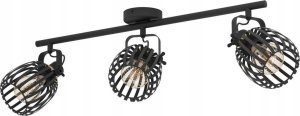 Lampa sufitowa EGLO SPOT LIGHT GIRONA 3XE27 BLACK/BRASS 1