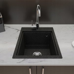 Zlewozmywak Lavello ZLEWOZMYWAK GRANITOWY LAVELLO COMFORT 0.0S CZARNY 3