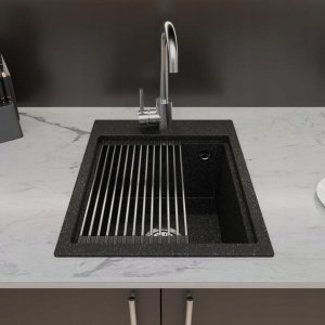 Zlewozmywak Lavello ZLEWOZMYWAK GRANITOWY LAVELLO COMFORT 0.0S CZARNY 4