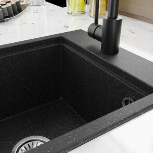 Zlewozmywak Lavello ZLEWOZMYWAK GRANITOWY LAVELLO COMFORT 0.0S CZARNY 6