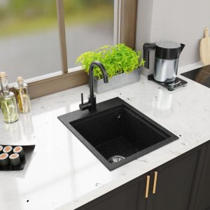 Zlewozmywak Lavello ZLEWOZMYWAK GRANITOWY LAVELLO COMFORT 0.0S CZARNY 7