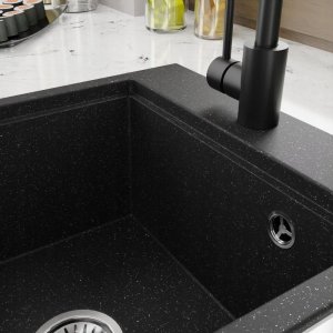 Zlewozmywak Lavello ZLEWOZMYWAK GRANITOWY LAVELLO COMFORT 0.0 M CZARNY GRAFIT 7