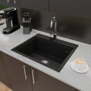 Zlewozmywak Lavello ZLEWOZMYWAK GRANITOWY LAVELLO COMFORT 0.0 L CZARNY GRAFIT 4