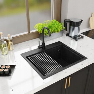 Zlewozmywak Lavello ZLEWOZMYWAK GRANITOWY LAVELLO COMFORT 0.0 L CZARNY GRAFIT 5