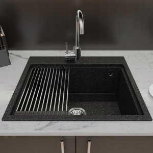Zlewozmywak Lavello ZLEWOZMYWAK GRANITOWY LAVELLO COMFORT 0.0 L CZARNY GRAFIT 6