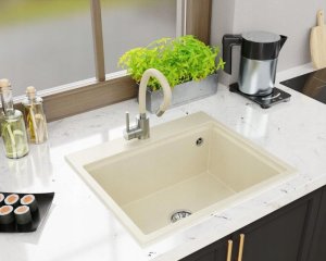 Zlewozmywak Lavello ZLEWOZMYWAK GRANITOWY LAVELLO COMFORT 0.0L CZARNY METALIK 3