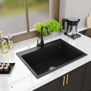 Zlewozmywak Lavello ZLEWOZMYWAK GRANITOWY LAVELLO COMFORT 0.0 XL SZARY METALIK 2