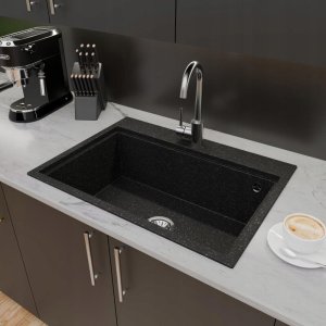 Zlewozmywak Lavello ZLEWOZMYWAK GRANITOWY LAVELLO COMFORT 0.0 XL SZARY METALIK 5