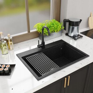 Zlewozmywak Lavello ZLEWOZMYWAK GRANITOWY LAVELLO COMFORT 0.0 XL SZARY METALIK 6