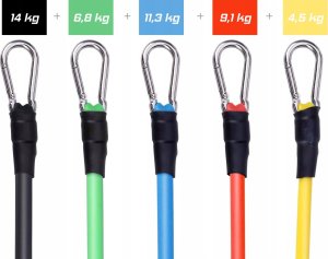 Gotel Ekspander F50B różne poziomy oporu w zestawie wielokolorowy 5 szt. 3