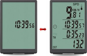Carruzzo K455F LICZNIK ROWERWY BEZPRZEWODOWY LCD   PRO 4
